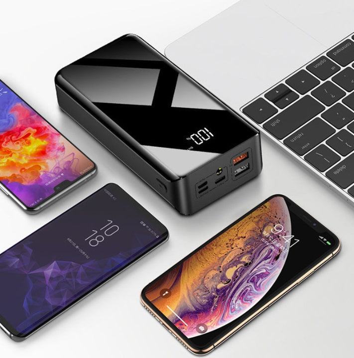 30000mAh power bank with LCD display and double-sided UV baking paint finish