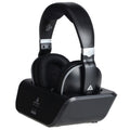 Casque TV Sans Fil On-Ear — Basses Profondes, Design Confort — Noir