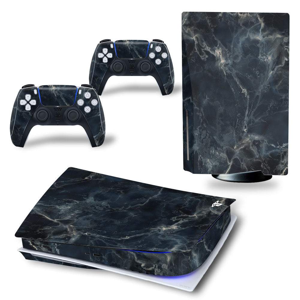 Nouveaux autocollants blancs pour PlayStation 5, vinyle, décalcomanies, coques de disques PS5, console, manettes
