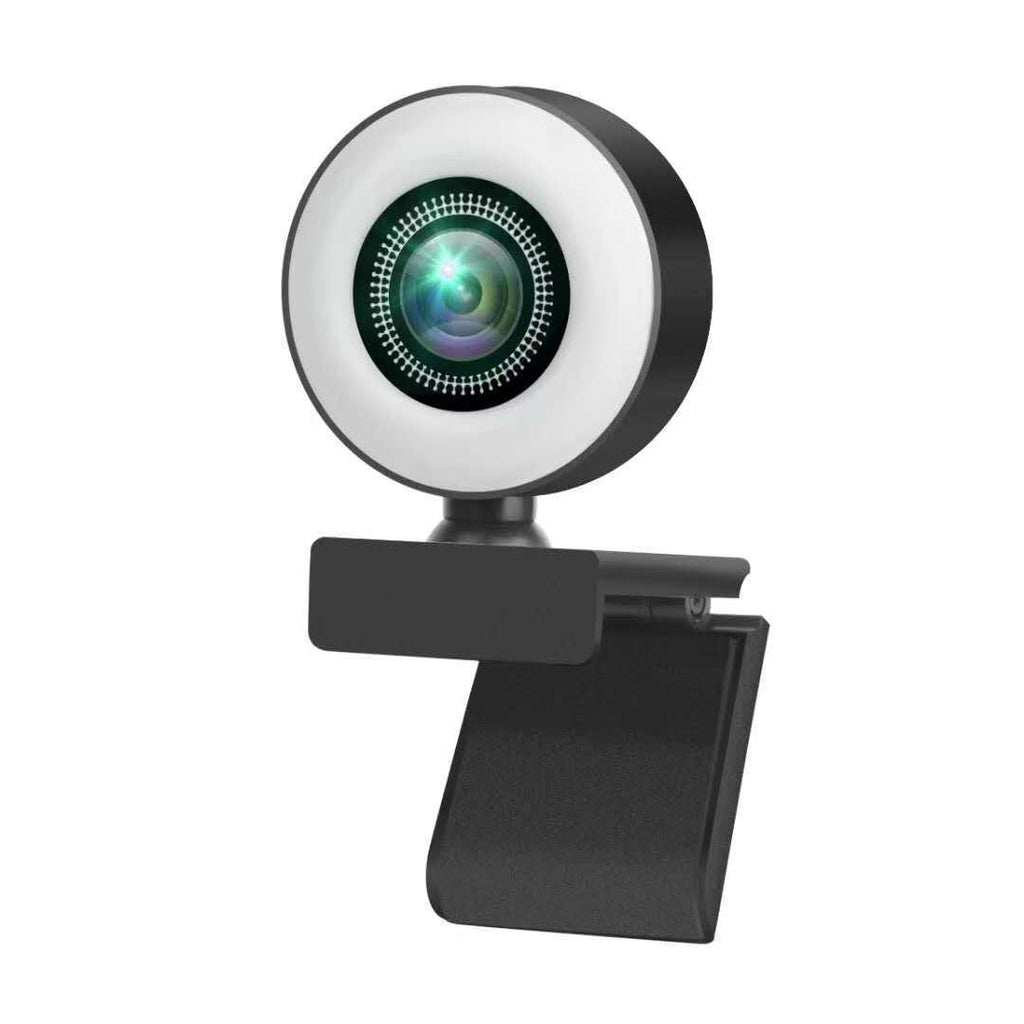 Caméra d'ordinateur réseau haute définition avec lumière d'appoint, USB sans pilote, pour conférence vidéo en direct en ligne