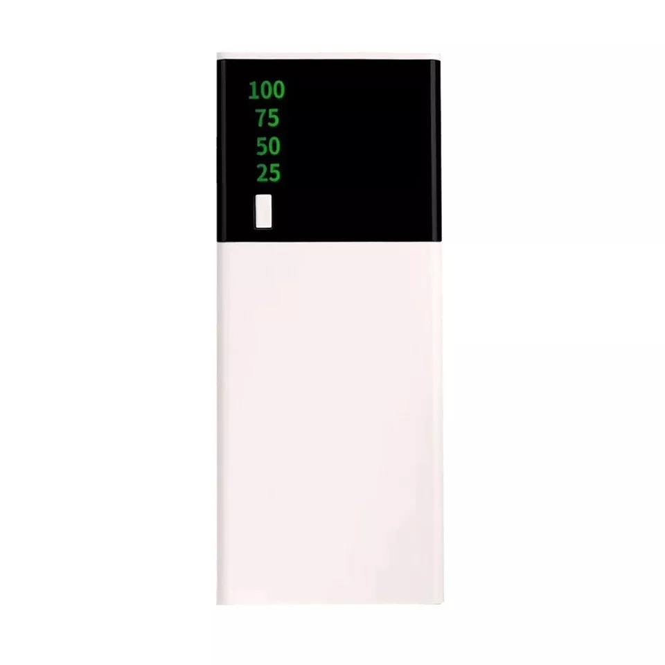 Batterie Externe 20000mAh Lithium 18650 — Coque Aluminium, Câble Inclus