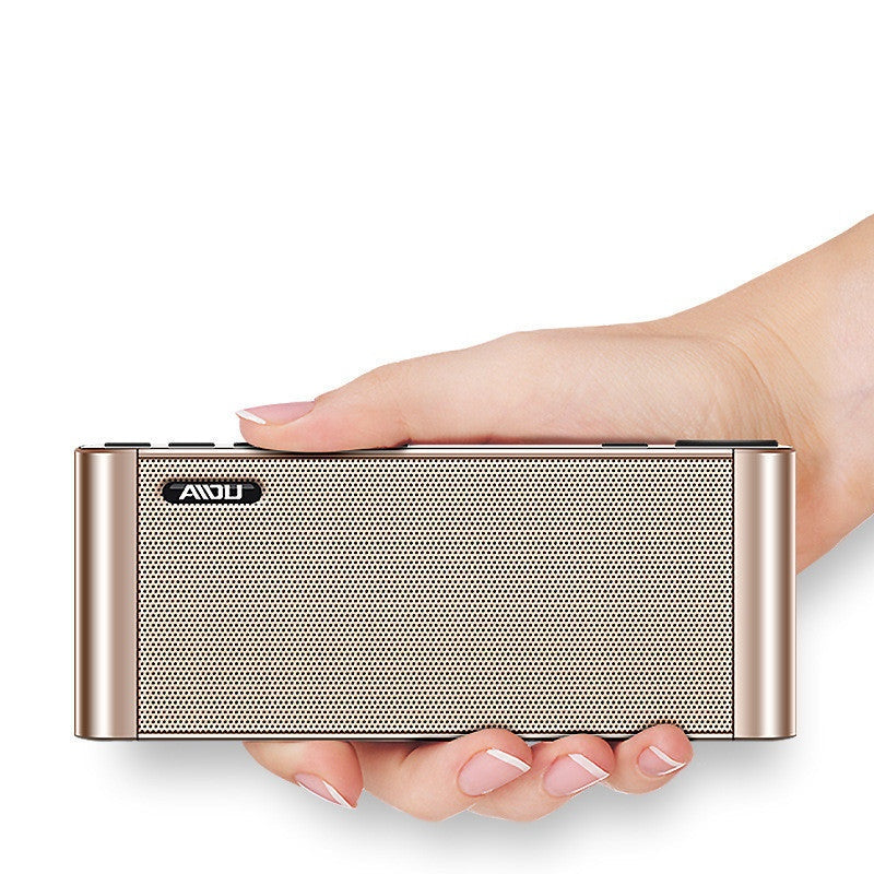 Haut-parleur Bluetooth sans fil Double haut-parleur Carte audio Hifi USB Portable