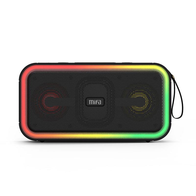 Haut-parleur Bluetooth avec lumières colorées, deux haut-parleurs, volume ultra-fort pour la maison