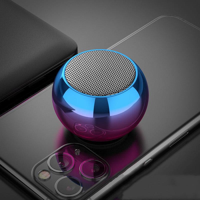 Enceinte Bluetooth M3 Mini Ronde — Subwoofer 3W, Bluetooth 5.0, Autonomie 10h — 4 coloris