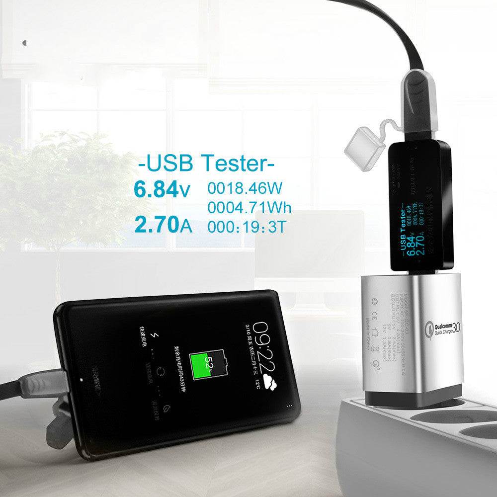 3USB multi-port quick charging adapter with three USB ports and direct charge function