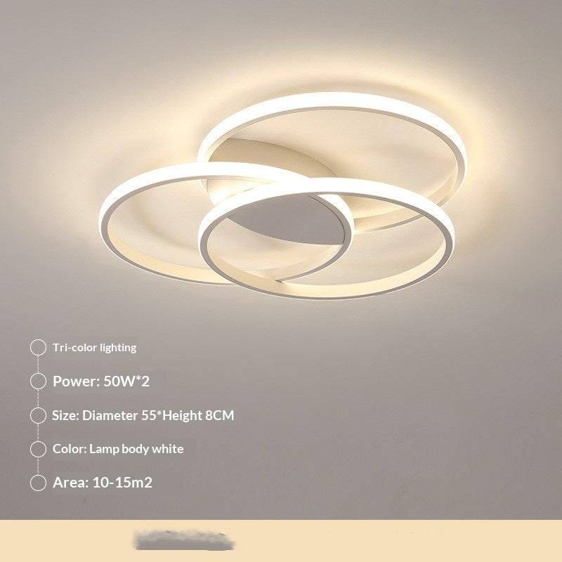 Nordic-style LED Ceiling Light For The Master Bedroomsleek Modern Lighting With Smart Innovative Design