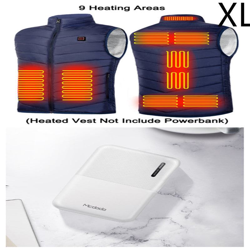 Batterie Externe 10000mAh Double USB — Compatible Gilet Chauffant & Appareils Mobiles