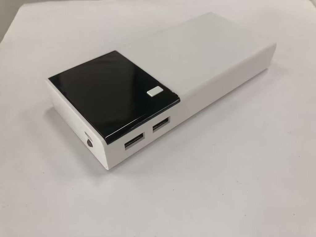 Batterie Externe 20000mAh Lithium 18650 — Coque Aluminium, Câble Inclus