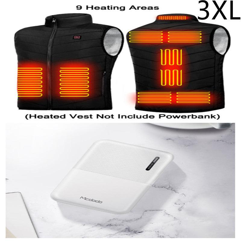 Batterie Externe 10000mAh Double USB — Compatible Gilet Chauffant & Appareils Mobiles