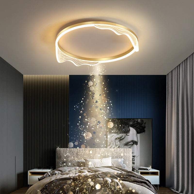 Plafonnier LED Acrylique Romantique — Télécommande, 3 Couleurs, 8-12m², 6 Modèles