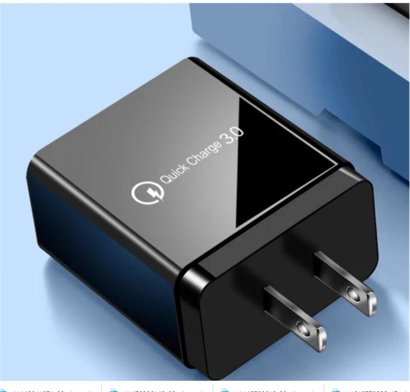 3USB multi-port quick charging adapter with 5V 9V 12V output for lithium batteries