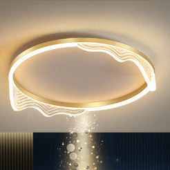 Plafonnier LED Acrylique Romantique — Télécommande, 3 Couleurs, 8-12m², 6 Modèles