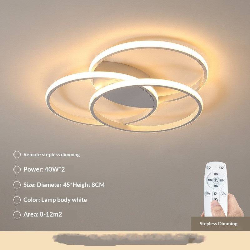 Nordic-style LED Ceiling Light For The Master Bedroomsleek Modern Lighting With Smart Innovative Design
