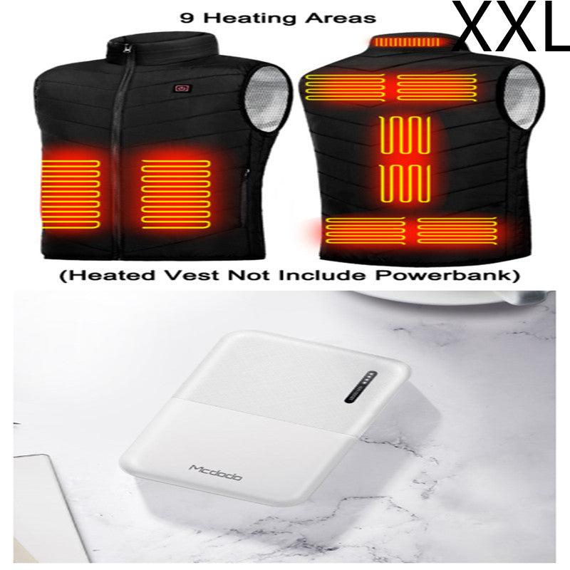 Batterie Externe 10000mAh Double USB — Compatible Gilet Chauffant & Appareils Mobiles