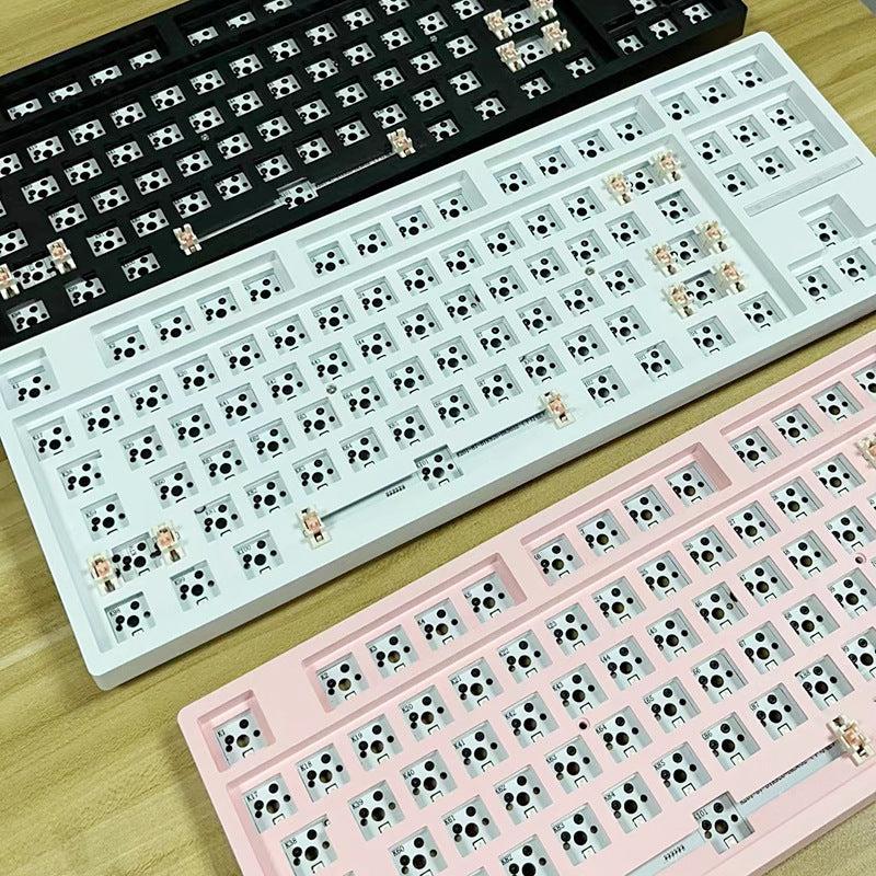 Kit de clavier mécanique DIY de troisième examen blanc, à siège chaud