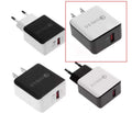 QC30 Charger Head 5V3A fast charging USB mobile phone plug in white and black options