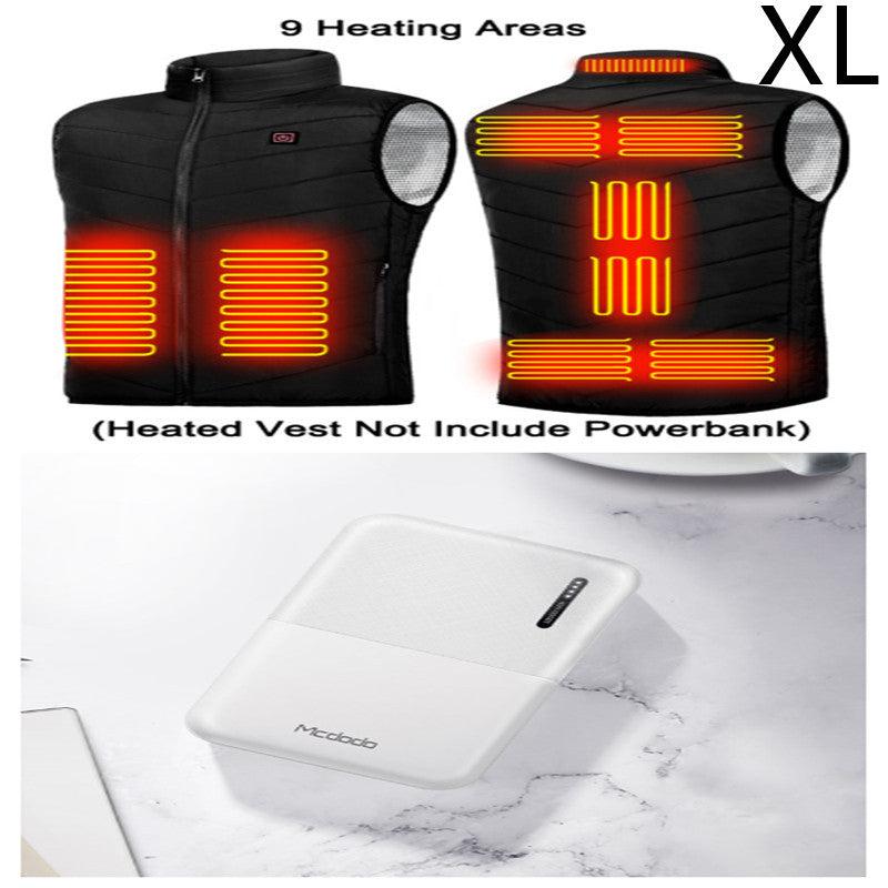 Batterie Externe 10000mAh Double USB — Compatible Gilet Chauffant & Appareils Mobiles