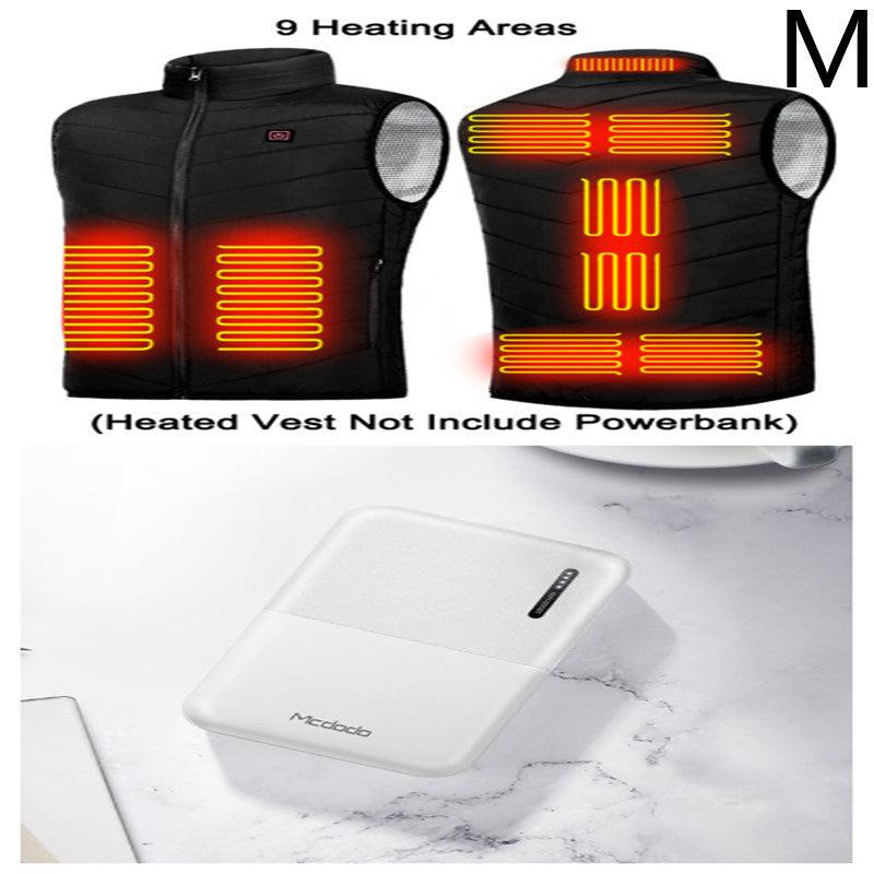 Batterie Externe 10000mAh Double USB — Compatible Gilet Chauffant & Appareils Mobiles