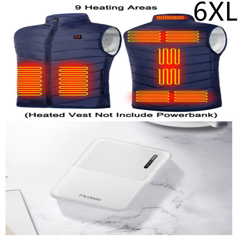 Batterie Externe 10000mAh Double USB — Compatible Gilet Chauffant & Appareils Mobiles