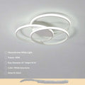 Nordic-style LED Ceiling Light For The Master Bedroomsleek Modern Lighting With Smart Innovative Design