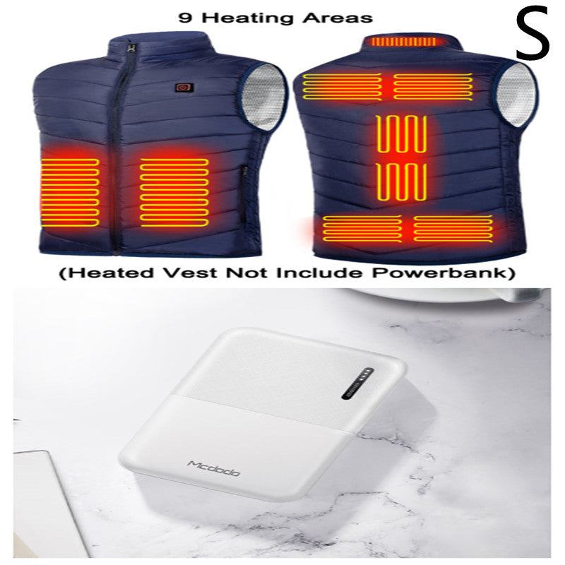 Batterie Externe 10000mAh Double USB — Compatible Gilet Chauffant & Appareils Mobiles