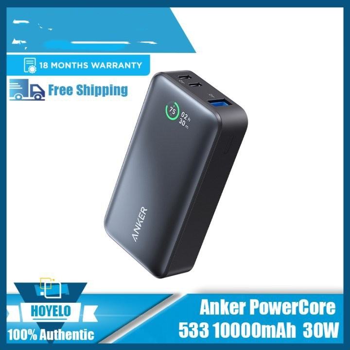 Batterie Externe Charge Rapide 30W avec Écran — Grande Capacité, 3 Coloris