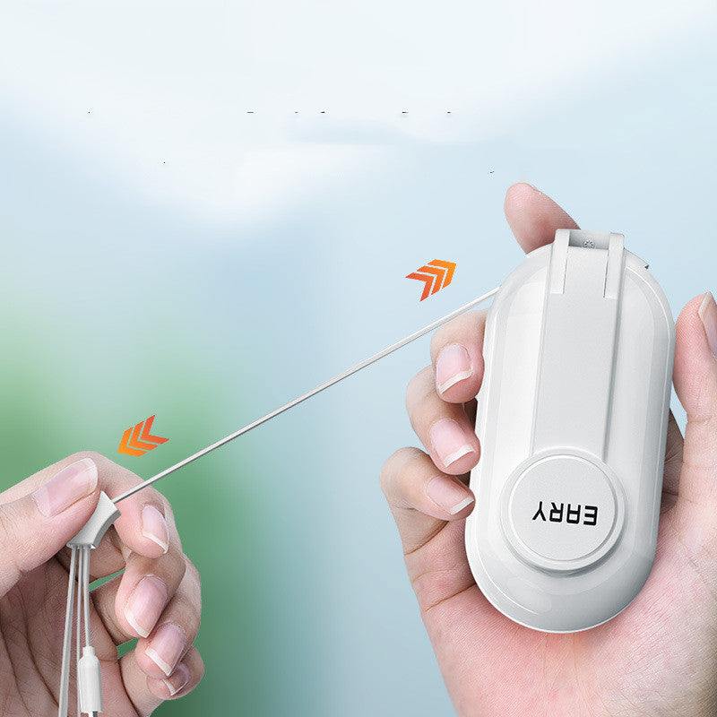 Mobile Phone Multifunctional One For Three Chargers in white, black, and red with compact design and multiple protection features