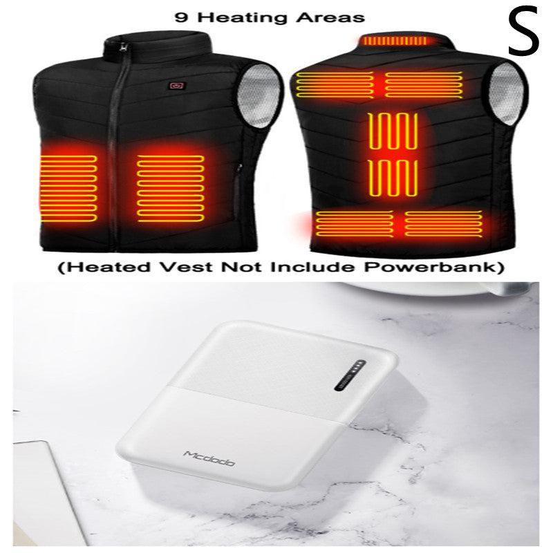 Batterie Externe 10000mAh Double USB — Compatible Gilet Chauffant & Appareils Mobiles