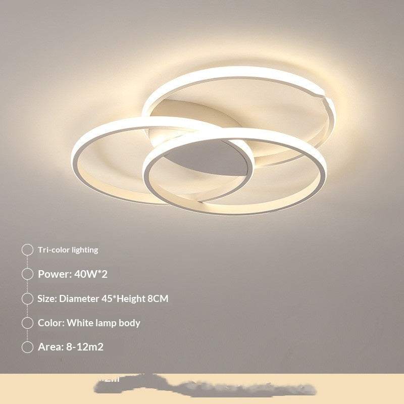 Nordic-style LED Ceiling Light For The Master Bedroomsleek Modern Lighting With Smart Innovative Design