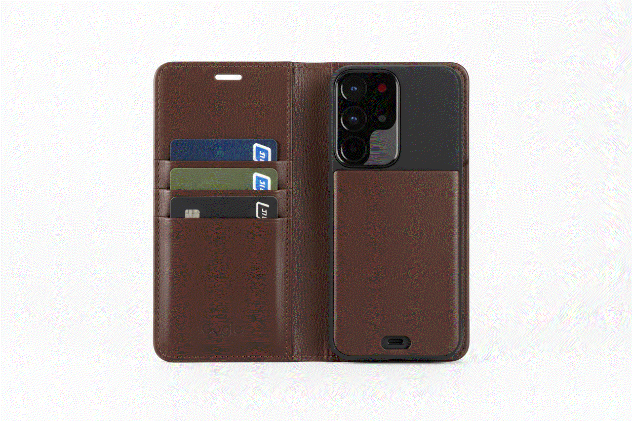 Étui Portefeuille Cuir en cuir vegan pour Google Pixel 9 Pro XL avec support vidéo, fermeture magnétique et protection 360°